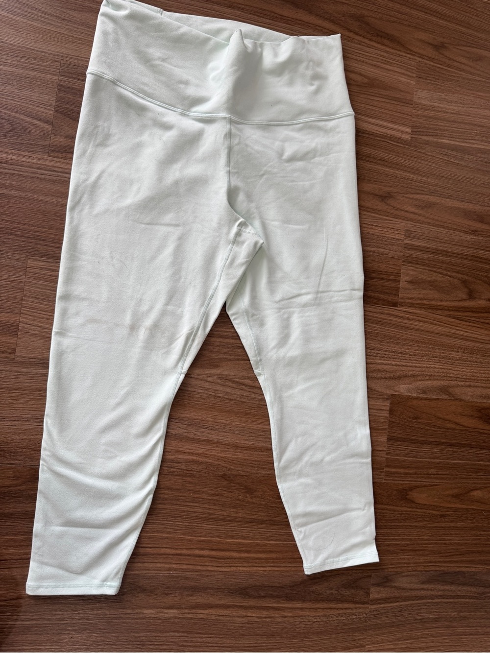 Fabletics Cream High-Waist Leggings